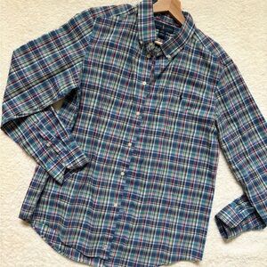 Ralph Lauren Boys Plaid Button-Down Shirt - Size XL (Fit Men’s S/M)